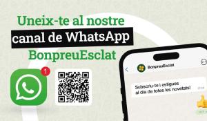 BonpreuEsclat estrena canal de WhatsApp per estar encara més a prop teu